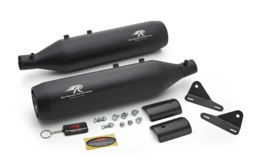 Red Rooster Performance Astral Black Exhaust For Royal Enfiled Shortgun 650 2