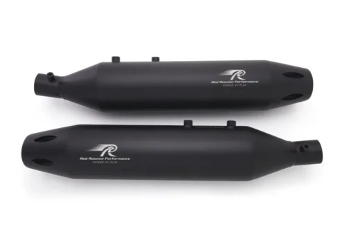 Red Rooster Performance Astral Pro Black Matte Exhaust For Royal Enfield Super Meteor 1