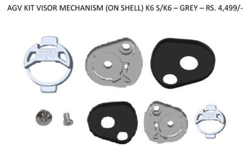 AGV KIT VISOR MECHANISM (ON SHELL) K6 SK6 1