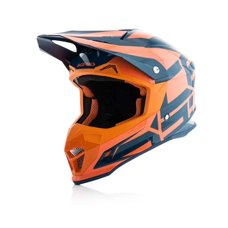 Acerbis Profile 4 Blue Orange Helmet 1