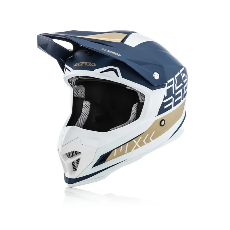 Acerbis Profile 4 White Blue Helmet 1