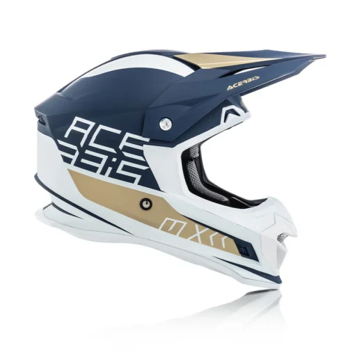 Acerbis Profile 4 White Blue Helmet 2