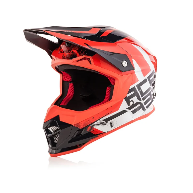 Acerbis Profile 4 White Red Helmet 1