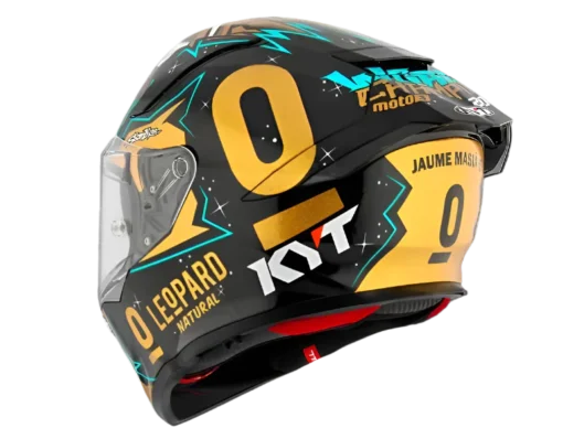 KYT R2R Pro Jaume Masia 2023 World Champion Gold Limited Edition Gloss Helmet 2