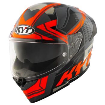 KYT R2R Pro Octane Orange Helmet 1