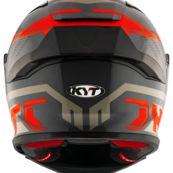 KYT R2R Pro Octane Red Helmet 2