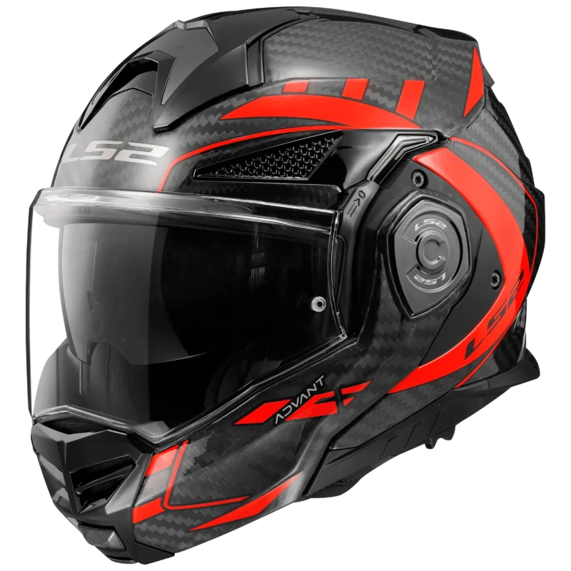 LS2 FF901 Advant X Carbon Future Red Gloss 06 Helmet 1