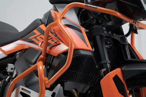 SW Motech Upper Crashbars for KTM 890 Adventure Orange (2021+) 1