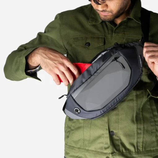 Carbonado Rock Waist Sling Pouch Slate 4