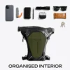 Carbonado Turtle Green (Hard Shell Thigh Bag) 3