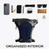 Carbonado Turtle Navy Blue (Hardshell Thigh Bag) 3