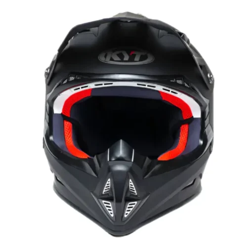 KYT Jumpshot Plain Black Helmet 4