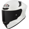 KYT TT Revo Crystal White Matte Helmet 2