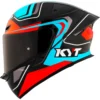 KYT TT Revo Overtech Black Fuxia Helmet 1