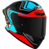KYT TT Revo Overtech Black Fuxia Helmet 4