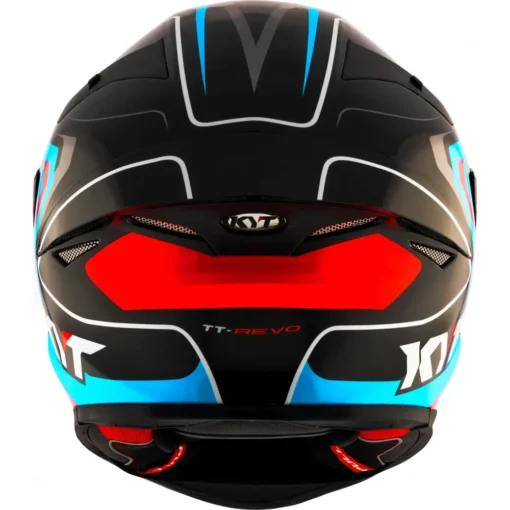 KYT TT Revo Overtech Black Fuxia Helmet 5