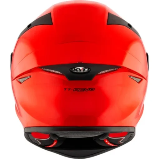 KYT TT Revo Plain Gara Red Helmet 5