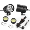 Motorfans L4X Max 80W(Pair) Fully Dimmable 6000K 8000LM Spot Beam LED Auxiliary Lamp 1