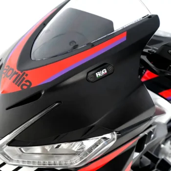R&G Mirror Blanking Plates for Aprilia RS 457 (2025+) (MBP0044B) 1