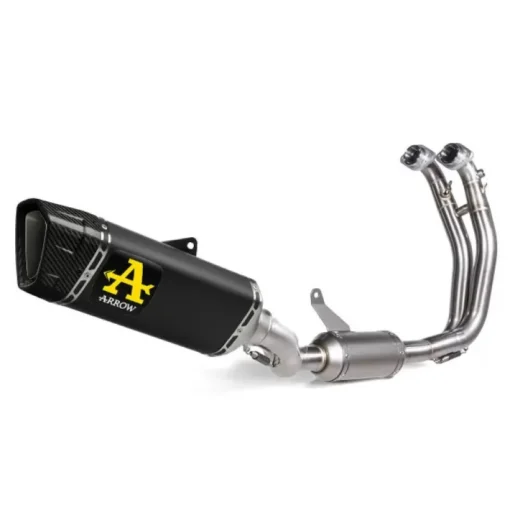 Arrow Pista Titanium Dark Silencer Racing Full System Exhaust for Aprilia RS 457 (2024+) 1