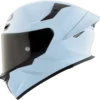 KYT TT REVO Plain Sea Blue Helmet 1