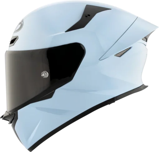 KYT TT REVO Plain Sea Blue Helmet 1