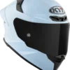 KYT TT REVO Plain Sea Blue Helmet 2
