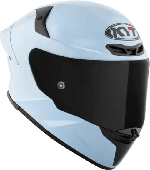 KYT TT REVO Plain Sea Blue Helmet 2