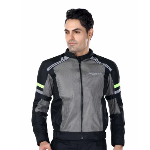 Raida Tourer Grey Hi Wiz Riding Jacket 2