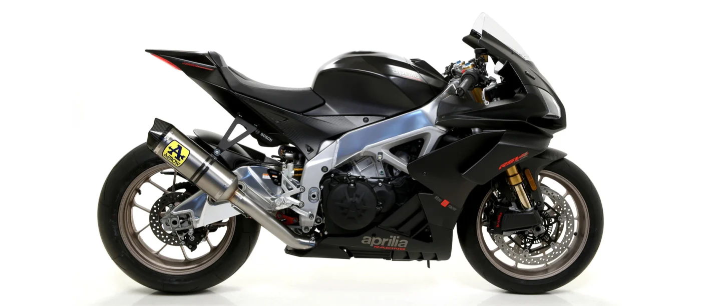 Arrow Race Tech Approved Silencer With Carby End Cap For Aprilia RSV4 (2019 20) (1)