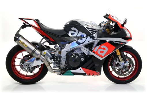 Arrow Race Tech Approved Titanium Silencer With Carby End Cap For Aprilia RSV4 (2016 19) (2)