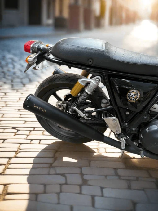 Barrel BE 10 Bass Master Black Exhaust for Royal Enfield Interceptor 650 GT 650 1