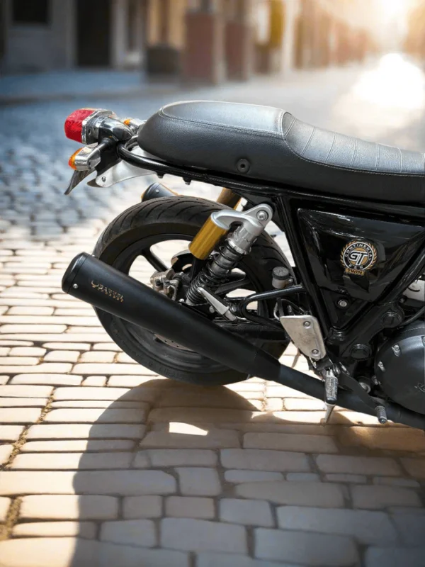 Barrel BE 10 Bass Master Black Exhaust for Royal Enfield Interceptor 650 GT 650 1