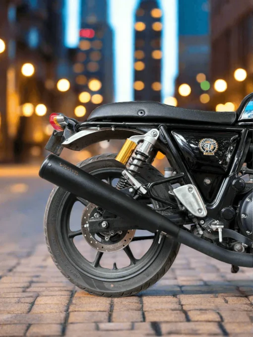 Barrel BE 10 Bass Master Black Exhaust for Royal Enfield Interceptor 650 GT 650 3
