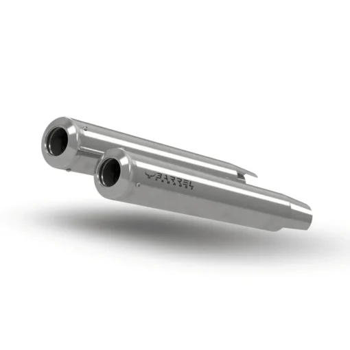Barrel BE 10 Bass Master Polish Exhaust for Royal Enfield Interceptor 650 GT 650 1