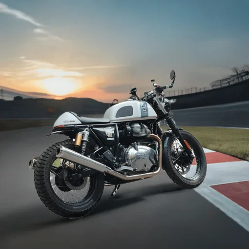 Barrel BE 10 Bass Master Polish Exhaust for Royal Enfield Interceptor 650 GT 650 3