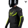 DSG Race Pro V3 Black Yellow Fluorescent Riding Jacket 3