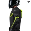 DSG Race Pro V3 Black Yellow Fluorescent Riding Jacket 4