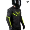 DSG Race Pro V3 Black Yellow Fluorescent Riding Jacket 5