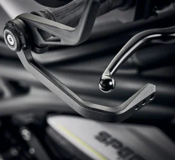 Evotech Performance Brake And Clutch Lever Protector Kit (Bar End Mirror Version) for Triumph Street Triple 765 RS (2023+) 2