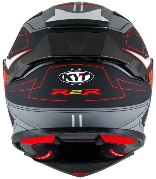 KYT R2R Pro Led Matt Black Grey Helmet (3)