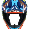 KYT Skyhawk Hyperflow Matt Light BlueRed Helmet (5)