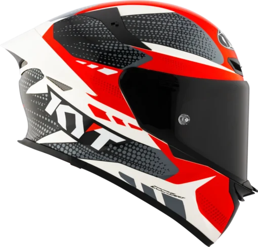 KYT TT Revo Gear Black Red Helmet 2