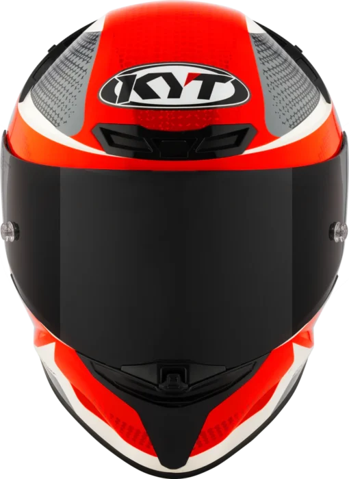 KYT TT Revo Gear Black Red Helmet 3