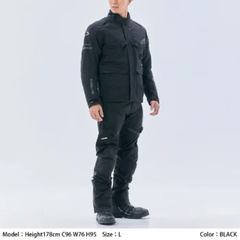 Alternative view of RS Taichi Drymaster Kompass Black Riding Jacket