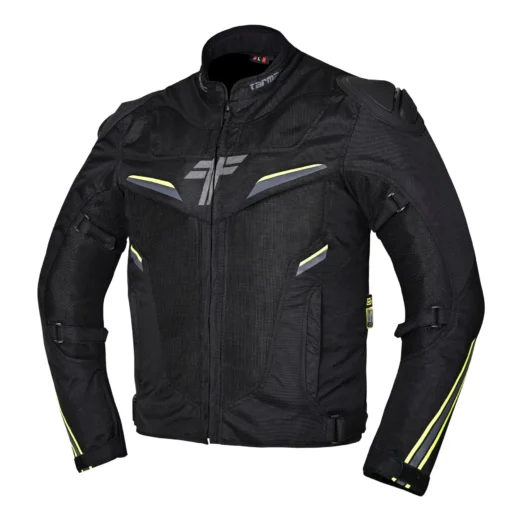 Tarmac Viper Black Fluorescent Jacket with SafeTech Level 2 Protectors - Image 3