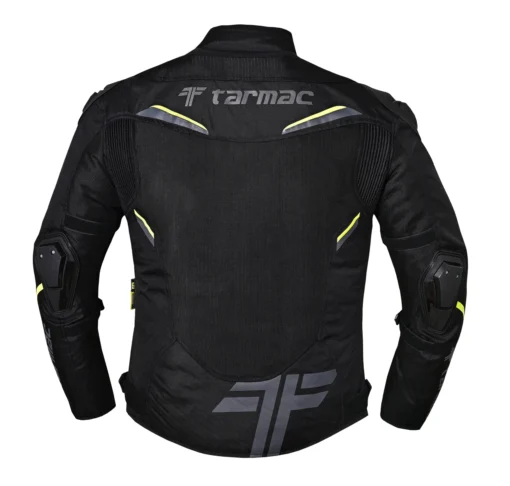 Tarmac Viper Black Fluorescent Jacket with SafeTech Level 2 Protectors - Image 2