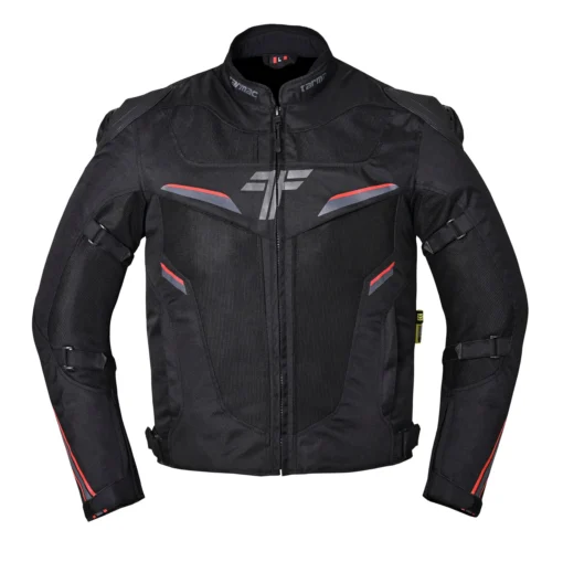 Tarmac Viper Black Red Jacket with SafeTech Level 2 Protectors