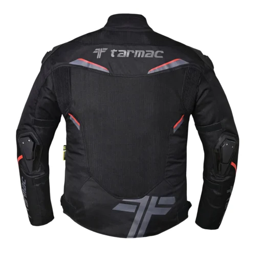 Tarmac Viper Black Red Jacket with SafeTech Level 2 Protectors - Image 3