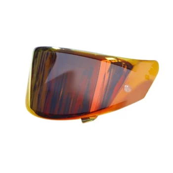KYT NZ Race Visor Iridium Red